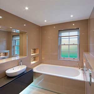 Натяжные потолки в ванную